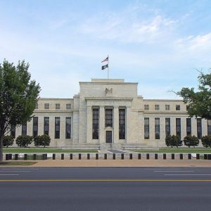 Prédio do Fed ou Federal Reserve, o Banco Central estadunidense, em Washington D.C.