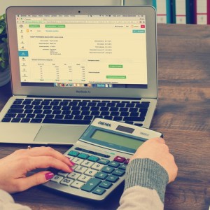 calculadora, computador, finanças, contas, calcular, orçamento, planilha