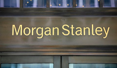 Detalhe da sede do banco Morgan Stanley em Nova York, nos Estados Unidos Foto: Alex Proimos/Wikimedia Commons