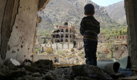 Guerra no Iemen: as milícias xiitas houthis invadiram e assumiram o controle de Sanaa, capital do Iêmen, em setembro de 2014. Foto: Felton Davis/Flickr
