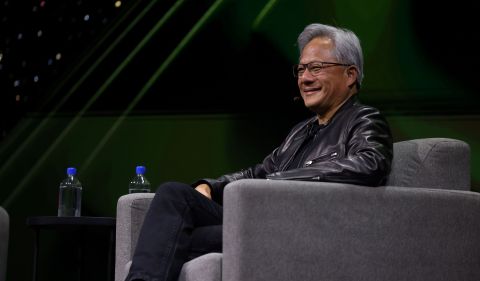 Jensen Huang, CEO da Nvdia, participa de evento de computação gráfica em Denver, no Colorado (EUA) Foto: Divulgação/Nvidia