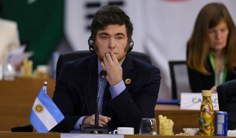 O presidente da Argentina, Javier Milei. Foto: Tomaz Silva/Agência Brasil