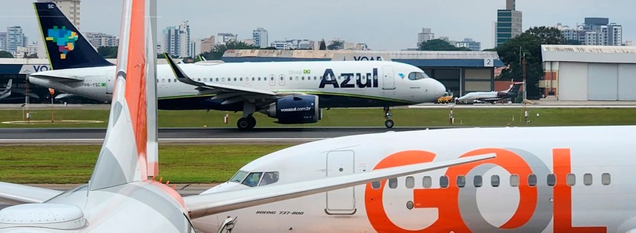 Acordo de compartilhamento de voos entre Gol e Azul pode voltar a ser analisado pelo Cade