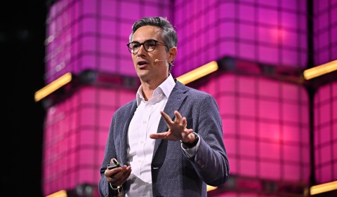 Gustavo Pimenta, CEO da Vale (VALE3), durante participação no Web Summit Rio 2025. Foto: Sam Barnes/Web Summit via Sportsfile